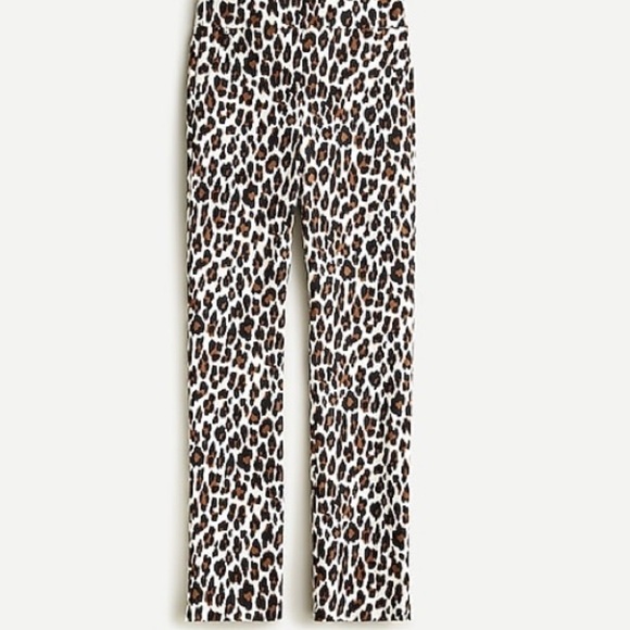 J. Crew Pants - J Crew Remi Pants in Leopard print size 8